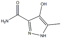 1H-Pyrazole-3-carboxamide,4-hydroxy-5-methyl-(9CI) Struktur