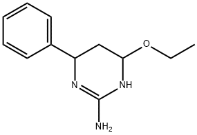 2-Pyrimidinamine,4-ethoxy-1,4,5,6-tetrahydro-6-phenyl-(9CI) Struktur