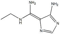 1H-Imidazole-4-carboximidamide,5-amino-N-ethyl-(9CI) Struktur