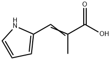 2-Propenoicacid,2-methyl-3-(1H-pyrrol-2-yl)-(9CI) Struktur