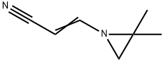 2-Propenenitrile,3-(2,2-dimethyl-1-aziridinyl)-(9CI) Struktur