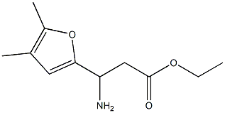 2-Furanpropanoicacid,bta-amino-4,5-dimethyl-,ethylester(9CI) Struktur