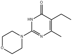 4(1H)-Pyrimidinone,5-ethyl-6-methyl-2-(4-morpholinyl)-(9CI) Struktur