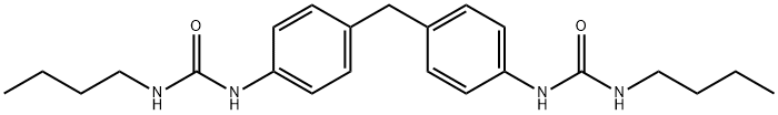 Urea, N,N-(methylenedi-4,1-phenylene)bisN-butyl- Struktur