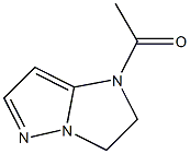 1H-Imidazo[1,2-b]pyrazole, 1-acetyl-2,3-dihydro- (6CI,9CI) Struktur