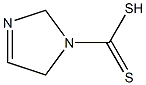 1H-Imidazole-1-carbodithioicacid,2,5-dihydro-(9CI) Struktur