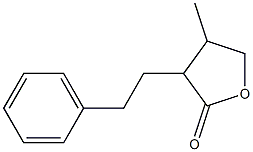 2(3H)-Furanone,dihydro-4-methyl-3-(2-phenylethyl)-(9CI) Struktur