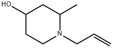 4-Piperidinol,2-methyl-1-(2-propenyl)-(9CI) Struktur