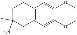 2-Naphthalenamine,1,2,3,4-tetrahydro-6,7-dimethoxy-2-methyl-(9CI) Struktur