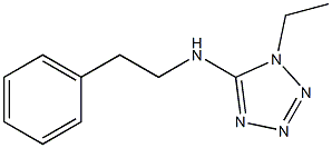 1H-Tetrazol-5-amine,1-ethyl-N-(2-phenylethyl)-(9CI) Struktur