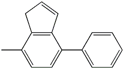 1H-Indene,7-methyl-4-phenyl-(9CI) Struktur