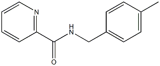 2-Pyridinecarboxamide,N-[(4-methylphenyl)methyl]-(9CI) Struktur