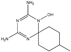 1,3,5-Triazaspiro[5.5]undeca-1,3-diene,2,4-diamino-5-hydroxy-9-methyl-(8CI) Struktur