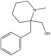 2-Piperidinemethanol,2-benzyl-1-methyl-(8CI) Struktur