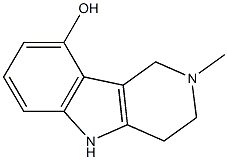 1H-Pyrido[4,3-b]indol-9-ol,2,3,4,5-tetrahydro-2-methyl-(8CI) Struktur