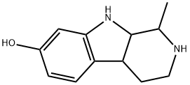 1H-Pyrido[3,4-b]indol-7-ol,2,3,4,4a,9,9a-hexahydro-1-methyl-(9CI) Struktur