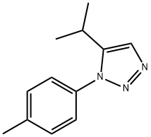 1H-1,2,3-Triazole,5-(1-methylethyl)-1-(4-methylphenyl)-(9CI) Struktur