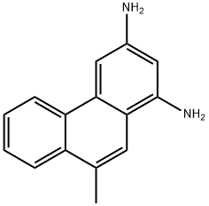 1,3-Phenanthrenediamine,9-methyl-(9CI) Struktur