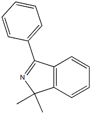 1H-Isoindole,1,1-dimethyl-3-phenyl-(9CI) Struktur