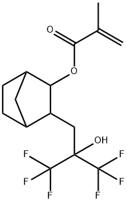 2-[(1′,1′,1′-Trifluoro-2′-(trifluoromethyl)-2′-hydroxy)propyl]-3-norbornyl methacrylate
		
	 Structure