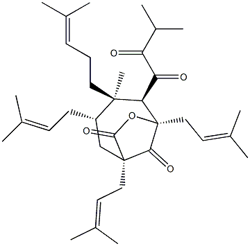 Perforatumone Struktur