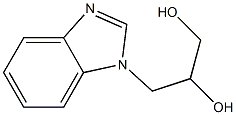 1,2-Propanediol,3-(1H-benzimidazol-1-yl)-(9CI) Struktur