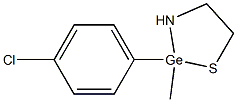 2-azanidylethanethiolate, (4-chlorophenyl)-methyl-germanium Struktur