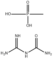 methylphosphonic acid, compound with amidinourea (1:1) Struktur