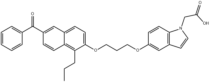 CAY10573 Struktur