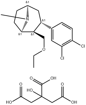 Tesofensine Citrate Struktur