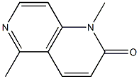 1,6-Naphthyridin-2(1H)-one,1,5-dimethyl-(9CI) Struktur