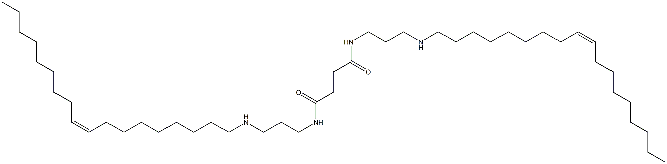 Butanediamide, N,N-bis3-(9Z)-9-octadecenylaminopropyl-, polybutenyl derivs. Struktur