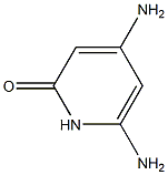 2-Pyridinol,4,6-diamino-(7CI) Struktur