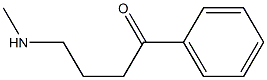 4-(methylamino)-1-phenylbutan-1-one Struktur