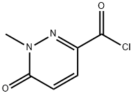 3-Pyridazinecarbonyl chloride, 1,6-dihydro-1-methyl-6-oxo- (6CI,7CI) Struktur