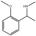 N-[1-(2-methoxyphenyl)ethyl]-N-methylamine Struktur