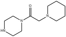 1-(piperidin-1-ylacetyl)piperazine Struktur