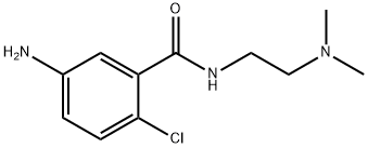 5-amino-2-chloro-N-[2-(dimethylamino)ethyl]benzamide Struktur