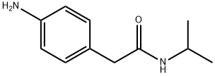 2-(4-aminophenyl)-N-isopropylacetamide Struktur