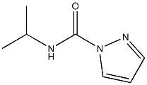 1H-Pyrazole-1-carboxamide,N-(1-methylethyl)-(9CI) Struktur