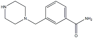 3-(piperazin-1-ylmethyl)benzamide Struktur