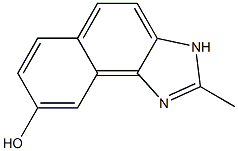 1H-Naphth[1,2-d]imidazol-8-ol,2-methyl-(7CI) Struktur