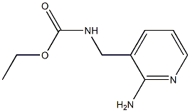 3-Pyridinecarbamicacid,2-amino-N-methyl-,ethylester(6CI) Struktur