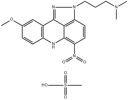 Pyrazoloacridine Struktur