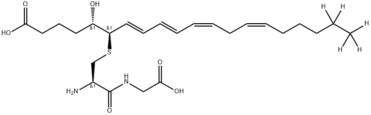 Leukotriene D4-d5 結(jié)構(gòu)式