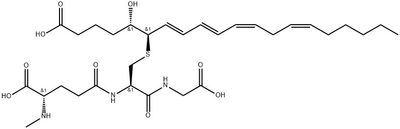 N-Methylleukotriene C4 Struktur