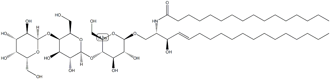 C16 Globotriaosylceramide (d18:1/16:0) Struktur