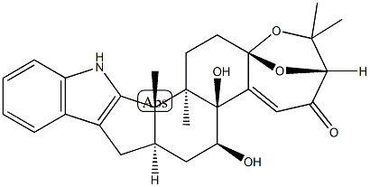 14-hydroxy Paspalinine Struktur