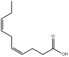 4(Z),7(Z)-Decadienoic Acid Struktur