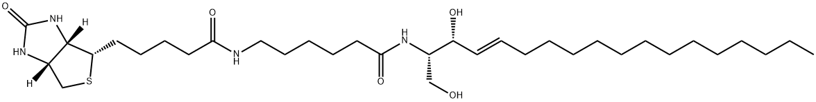 C6 Biotin Ceramide (d18:1/6:0) Struktur